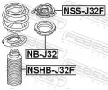 FEBEST Loisko uloen tlumie FBS NSS-J32F, NSS-J32F