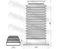 FEBEST Ochrann sada tlumie provn proti prachu FBS OPSHB-ASHF-KIT, OPSHB-ASHF-KIT