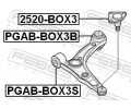 FEBEST Uloen dicho mechanismu FBS PGAB-BOX3B, PGAB-BOX3B