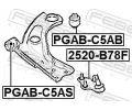 FEBEST Uložení řídicího mechanismu FBS PGAB-C5AB, PGAB-C5AB