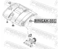 FEBEST Tsnn plastu vzduchovho filtru FBS RINGAH-031, RINGAH-031