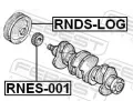 FEBEST Ozuben kolo klikovho hdele FBS RNES-001, RNES-001