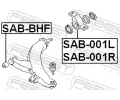 FEBEST Uloen dicho mechanismu FBS SAB-001R, SAB-001R