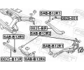 FEBEST Uloen dicho mechanismu FBS SAB-B12R3, SAB-B12R3