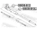 FEBEST Uloen dicho mechanismu FBS SBGB-B12L, SBGB-B12L