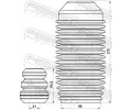 FEBEST Ochrann sada tlumie provn proti prachu FBS SBSHB-G11F-KIT, SBSHB-G11F-KIT