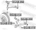 FEBEST Uloen dicho mechanismu FBS SGAB-014, SGAB-014