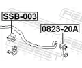 FEBEST Drk pnho stabiliztoru FBS SSB-003, SSB-003