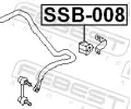 FEBEST Drk pnho stabiliztoru FBS SSB-008, SSB-008
