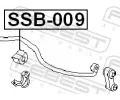 FEBEST Drk pnho stabiliztoru FBS SSB-009, SSB-009