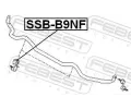 FEBEST Dr��k p���n�ho stabiliz�toru FBS SSB-B9NF, SSB-B9NF