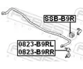 FEBEST Držák příčného stabilizátoru FBS SSB-B9R, SSB-B9R