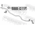 FEBEST Držák příčného stabilizátoru FBS SSB-G11F, SSB-G11F