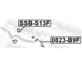 FEBEST Držák příčného stabilizátoru FBS SSB-S13F, SSB-S13F