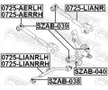 FEBEST Uložení řídicího mechanismu FBS SZAB-039, SZAB-039