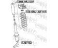 FEBEST Distann trubika tlumie FBS TAB-102, TAB-102
