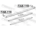 FEBEST Loiskov pouzdro listov pruiny FBS TAB-119, TAB-119