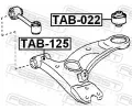 FEBEST Uložení řídicího mechanismu FBS TAB-125, TAB-125