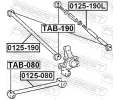 FEBEST Uloen dicho mechanismu FBS TAB-190, TAB-190