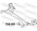 FEBEST Zavěšení těla nápravy FBS TAB-456, TAB-456