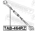 FEBEST Uložení řídicího mechanismu FBS TAB-464RZ, TAB-464RZ