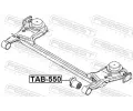 FEBEST Zavěšení těla nápravy FBS TAB-550, TAB-550