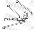 FEBEST Uložení řídicího mechanismu FBS TAB-J520, TAB-J520