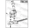 FEBEST Hlavní brzdový válec FBS TBC-90, TBC-90