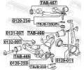FEBEST Maneta, podpora/kloub FBS TBJB-233, TBJB-233
