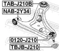 FEBEST Manžeta, podpora/kloub FBS TBJB-J210, TBJB-J210
