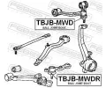 FEBEST Maneta, podpora/kloub FBS TBJB-MWD, TBJB-MWD