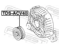 FEBEST Řemenice alternátoru FBS TDS-ACV40, TDS-ACV40