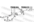 FEBEST Montn sada vfukovho systmu FBS TEXB-004, TEXB-004