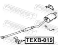 FEBEST Montážní sada výfukového systému FBS TEXB-019, TEXB-019