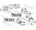 FEBEST Zavěšení motoru FBS TM-031, TM-031