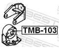 FEBEST Zaven motoru FBS TMB-103, TMB-103