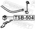 FEBEST Drk pnho stabiliztoru FBS TSB-504, TSB-504