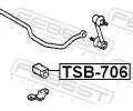 FEBEST Drk pnho stabiliztoru FBS TSB-706, TSB-706