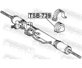 FEBEST Uložení řídicího mechanismu FBS TSB-739, TSB-739