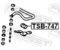 FEBEST Drk pnho stabiliztoru FBS TSB-747, TSB-747