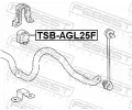 FEBEST Drk pnho stabiliztoru FBS TSB-AGL25F, TSB-AGL25F