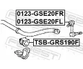 FEBEST Drk pnho stabiliztoru FBS TSB-GRS190F, TSB-GRS190F