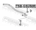 FEBEST Drk pnho stabiliztoru FBS TSB-GSU50R, TSB-GSU50R