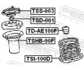 FEBEST Ochrann vko / prachovka tlumie FBS TSHB-90F, TSHB-90F