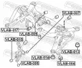 FEBEST Zaven tla npravy FBS VLAB-017, VLAB-017