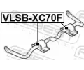 FEBEST Drk pnho stabiliztoru FBS VLSB-XC70F, VLSB-XC70F
