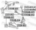 FEBEST Uloen dicho mechanismu FBS VWAB-005, VWAB-005