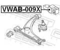 FEBEST Uloen dicho mechanismu FBS VWAB-009X, VWAB-009X