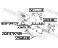 FEBEST Uloen dicho mechanismu FBS VWAB-017, VWAB-017