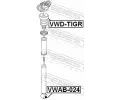 FEBEST Pouzdro tlumie FBS VWAB-024, VWAB-024